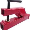 WSays Clamp On Trailer 2" Mount Receiver Hitch Compatible with Deere Bobcat Tractor Bucket Skid Steer