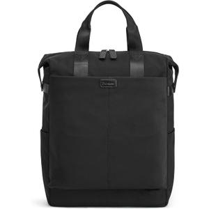 G4Free Protective 16" Laptop Backpack, Large Work Bag for Men Women, Slim Casual Backpacks for Travel, College, Business, Black