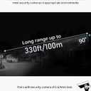 2 Pack IR Illuminators 30 LEDs 850nm Long Range Illuminator Up to 330ft/100m 90 Degree Wide Angle Infrared Flood Light IP67 Waterproof for Security Camera IR Light Indoor&Outdoor
