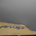 Drive Medical 11148-1 Folding Steel Bedside Commode Chair, Portable Toilet, Supports Individuals Weighing Up To 350 Lbs, with 7.5 Qt. Bucket and 13.5 Inch Seat, Grey