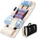 fuptos Full Body Massage Mat with Airbag Stretching, Back Massage Pad, Neck & Shoulder Relief, Lumbar Traction, HIPS Massage, 6 Modes 5 Intensities 2 Heat Levels, Foldable, Fit 5'1-6'2