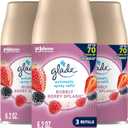 Glade Automatic Spray Refill, Air Freshener for Home and Bathroom, Bubbly Berry Splash, 6.2 Oz, 3 Count