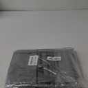 homyfort Over the Door Shoe Organizer, Hanging Shoe Rack Storage Holder with 24 Large Pockets for Closet Door, Men Women Kids Shoes, Cruise, Linen Like Black