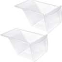 [2 PACK] 240337103 Refrigerator Crisper Drawer Replacement Compatible with Frigidaire Kenmore Refrigerator Drawer Replacement, Frigidaire Drawer Replacement for AP2115741, 240337100, 240337102