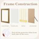VIOLABBEY 16x20 Gold Frame, Vintage Poster Picture Photo Frames Ornate without Mat for Wall Hanging