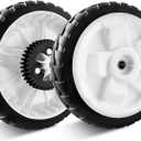 Replacement 115-4695 Wheels Compatible with Toro Lawn Mower - 8" Back Drive Wheel Plastic Gear Assebmly Compatible with Toro 20332 20333 20334 22" Recycler Lawn Mower, 2 Pack