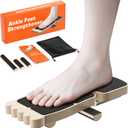 Ankle Balance Board, Solid Wood with Non-Slip Surface & "TOES" Design - Single Leg Stability Trainer for Ankle Support, Foot Strengthening, Balance Exercises