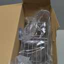 SMARTAKE Hanging Shower Head Caddy, Rustproof Bathroom Shower Shelf Organizer, SUS201 Stainless Steel Over The Storage Rack, for Toilet, Bathroom, Silver