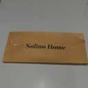 Solino Home Linen Black Table Runner 72 Inches Long - 100% Pure Linen Hemstitch Table Runner 14 x 72 Inch for Dresser, Dining, Holiday, Christmas - Classic Hemstitch