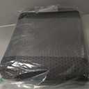 Pieviev Cat Litter Mat Double Layer Waterproof Urine Proof Trapping Mat 1 Pack (Black, 36x30 Inch (Pack of 1))