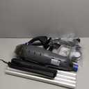 (2025 Upgraded) Cordless Pool Vacuum with Telescopic Pole, 60 Min Powerful Suction & Large Head, Rechargeable Handheld Cleaner for Above Ground Pools, Inground Pools, Hot Tubs, and Spa (Grey-Black Head)