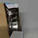 Square One-Way Shower Drain Cover with Pipe Connector, Fast Drainage Plug Insert (Silver)