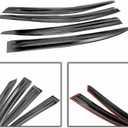 4-Pack Window Visor Rain Guard Vent Shade Deflectors Replacement for 2008-2012 Accord Sedan 4-Door