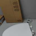 Bemis 1500EC 390 Lift-Off Wood Elongated Toilet Seat, Cotton White (Pack of 1)