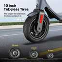 MEGAWHEELS Electric Scooter for Adults with Suspension, 8.5/10in Vacuum Tires, 14/19/28/31Miles, 15MPH Max Speed, Turn Lights, Foldable Electric Scooter for Commuter