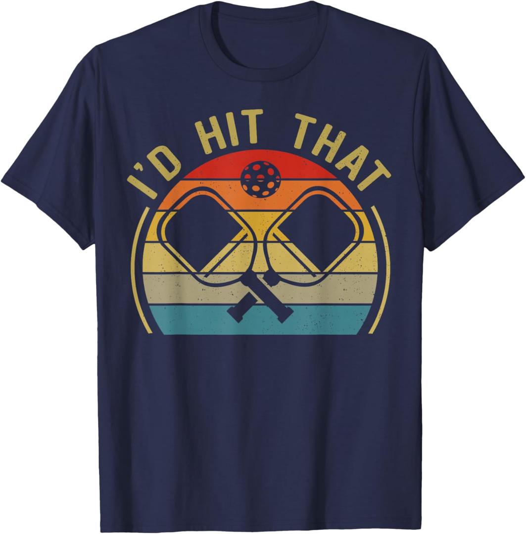 Funny Pickleball Id Hit That Vintage T-Shirt