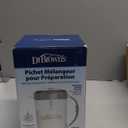 Dr. Brown's Baby Formula Mixing Pitcher with Adjustable Stopper, Locking Lid, and No Drip Spout, 36 oz, BPA-Free, Gray, 1-Pack