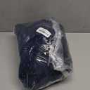 Amazon Essentials Men's Mid-Length Plush Bathrobe, Navy, X-Small-Small