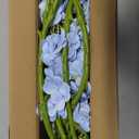 4 Pcs Blue Hydrangea Artificial Flowers, Latex Real Touch Hydrangea Flowers, 19.6'' Full Faux Hydrangea Flowers Fake Flowers for Home Decor Party Wedding Centerpiece Bouquet Floral Arrangements