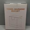 Wfiia Towel Warmer Bucket38L Large Towel Warmer, Foldable Heated Towel Warmers for Bathroom and Spa, 4 Heating Modes,Auto Shut-Off (30/60/90 Min),Fits Towels, Bathrobes, Blankets