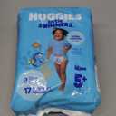 Huggies Little Swimmers Disposable Swim Diapers, Size 5-6 (32+ lbs), 17 Ct