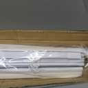 LazBlinds No Drill Cordless Roman Shades for Windows, 31" W x 60" H, White