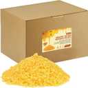 MicCai Yellow Natural Beeswax Pellets 5LB, Organic Beeswax, Beeswax for Candle Making, Body, Skin Care DIY, Lip Balm, Soap and Lotion Making Supplies