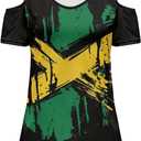 Women's Cold Shoulder Tops Summer Soft Short Sleeve V Neck T Shirts Basic Tees Trendy Sexy Going Out Blouse S-2XL (Black, XL)