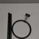 Matte Black Bathroom Accessories Set, KLJKPA 4 Pieces Bathroom Hardware Set, 24 inch Towel Bar, Towel Racks for Bathroom, Robe Towel Hooks, Toilet Paper Holder Wall Mounted