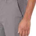 Amazon Essentials Men's Straight-Fit Casual Stretch Khaki, Dark Grey, 34W x 30L (Gray)