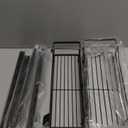 SWTYMIKI Over the Door Shower Caddy - 3 Tier Adjustable Shower Organizer Hanging with Soap Holder, No Drilling Stainless Steel Bathroom Rack Hanging for Body Wash, Shampoo, Soap, Razor, Black