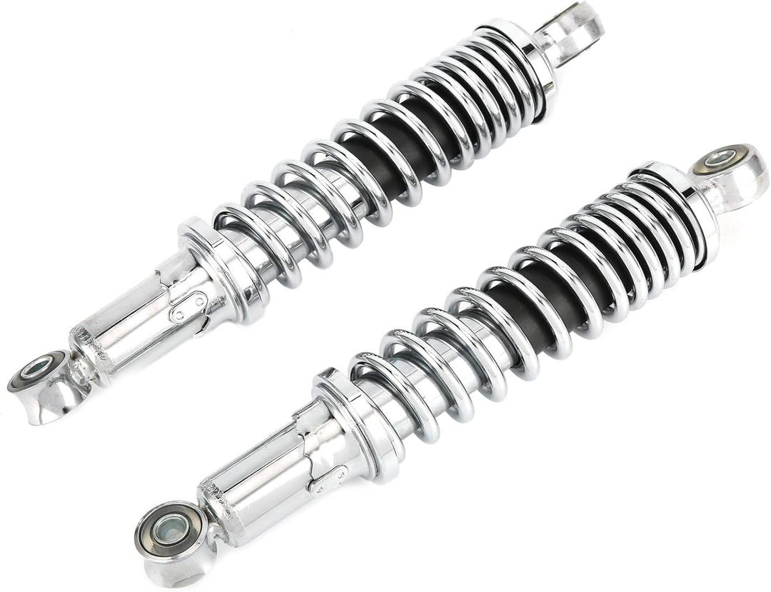 Mini Bike Shocks,Z50 Rear Shocks,z50r 10.5 Shock Absorbers z50 Rear Shocks Shock Absorber and Bracket 1 Pair Rear Shock Absorber Suspension Replacement Motorcycle Accessory Fit for Z50