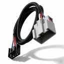 3036-P Brake Controller Wiring Adapter Fits for Ford F-150 2009-2021, F-250/F-350/F-450/F-550 2017-2023, Flex 2012-2019, Lincoln MKT 2012-2019 and Navigator 2015-2023