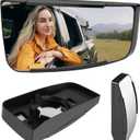 Lower Passenger Side Mirror Replacement for Chevy Express 2500 3500 Van/GMC Savana 2500 3500 2003-2017, Chevrolet Express 1500/Savana 1500 Van 2003-2014 - Right Side View Convex Mirror Glass