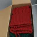 Christmas Stockings 18 Inches,Long Knitted Socks Christmas Decoration Hanging Stocking Fireplace Xmas Tree Stocking for Home Family2red+2white+2green