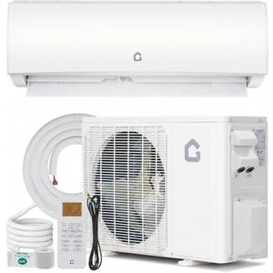 Garvee 9000 BTU Mini Split AC w/Remote Control19 SEER2 Cools Up to 450 Sq. Ft,Ductless Inverter Mini Split System w/0.75 Ton Heat Pump Pre-Charged & Installation Kit, Ultra-Quiet