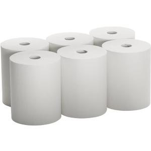 High Capacity TAD Towel rolls, 10" Roll, White, 6 Rolls Premium Quality Fits Touchless Automatic roll Towel Dispenser