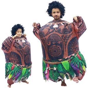Maui Inflatable costume maui halloween costume for men kids Inflatable luau costume (Adult)