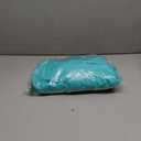 Horse Slinky Hood with Zipper, Stretch Spandex Sleazy Hood for Mane Protection, Breathable Horse Neck Cover for Show Prep, Braids Saver, Sleek Grooming Under Blanket Use Turquoise X-Large