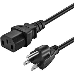 Power Cord Cable Compatible for Instant Pot Electric Pressure Cooker, Rice Cooker, Power Quick Pot, Microwave, Soy Milk Maker, and More Kitchen Appliances 3 Prong Replacement Power Cable-UL