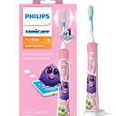 Philips Sonicare for Kids 3+ Bluetooth Connected Rechargeable Electric Power Toothbrush, Interactive for Better Brushing, Pink, HX6351/41