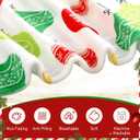 Christmas Flannel Throw Blanket 50 x 60 Inch Soft Warm Plush Holiday Decorative Throw Blanket for Couch Bed Sofa Fuzzy Flannel Lightweight Elegant Winter Gift Xmas Themed Print(Balls)