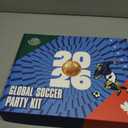 Soccer Fan Gear Set for 2026 World Tournament, Soccer Party Favors Kit with Flag,Scarf, Face Paint, Clapper, Horn&Glasses,Supporter Accessories for Game Day, Sports Event, Gift