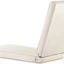 SUNROX All-Weather Fade-Resistant Lounge Chair Cushions DryFast Foam Chaise Lounge Cushions for Outdoor Furniture Patio Pool Lounge Chaise Cushions with Adjustable Straps 73x22 Inch, Cream