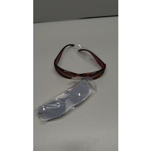Polarized Sports Sunglasses, Pack of 2 (Brown, Black)