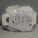 4-Inch Small Cookie Boxes 100 Pcs White - Bakery Treat Boxes with Window for Gifting, To-go Containers for Cake Slice, Macarons, Donuts 4x4x2.5