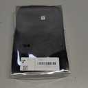 Blouse for Women Dressy Casual Summer Chiffon 3/4 Sleeve Tops Business Work Shirts Double Layered Tunic Evening Party (Medium, Black)