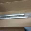 1 1/8 Inch Diameter Curtain Rods, 72-144 Telescoping Large Single Window Drapery Rod Heavy Duty With Adjustable Modern Brackets, Matte Nickel