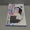 for iPad 9th / 8th / 7th Generation 10.2 inch & iPad Air 3rd Gen & iPad Pro 10.5 inch Case with Keyboard 7 Color Backlit - Built in Pencil Holder with Mouse (Black)