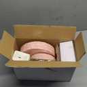 Supernal 210 Pink Plastic Plates,Gold Plastic Silverware,Elegant Party Cups,Dessert/Salad Plate with Gold Rim, disposable Napkins,Suit for Valentine's Day Bridal Shower, Wedding,Birthday